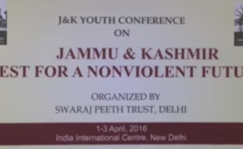 J&K youth conference – Quest For a Non-violent Future